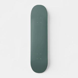 Vaste groene Eucalyptus-kleur   Hex# 5B7570 Persoonlijk Skateboard