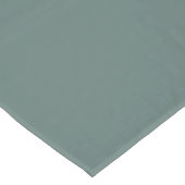 Vaste groene Eucalyptus-kleur | Hex# 5B7570 Tafelkleed (Gekanteld)