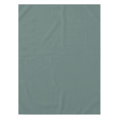 Vaste groene Eucalyptus-kleur | Hex# 5B7570 Tafelkleed (Voorkant)