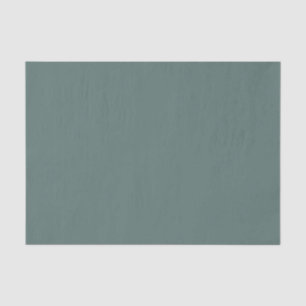 Vaste groene Eucalyptus-kleur   Hex# 5B7570 Tissuepapier