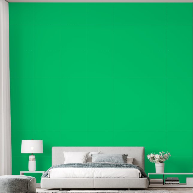 Vaste groene vlekken behang (Slaapkamer)