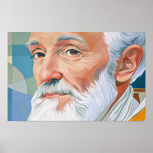 Vaste Herder: Paus Leo de Grote Poster