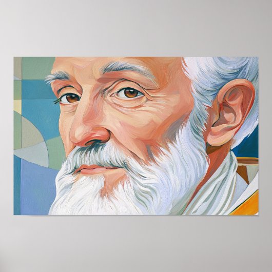 Vaste Herder: Paus Leo de Grote Poster (Voorkant)