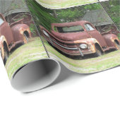 Vaste herinneringen - Het oude vrachtwagenpakpapie Cadeaupapier (Rol Hoek)