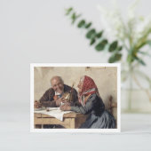 Vaste herinneringen (olie op doek) briefkaart (Staand voorkant)