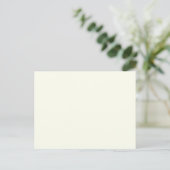 Vaste Ivory kleuren Briefkaart (Staand voorkant)