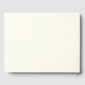 Vaste Ivory kleuren Gastenboek (Achterkant)