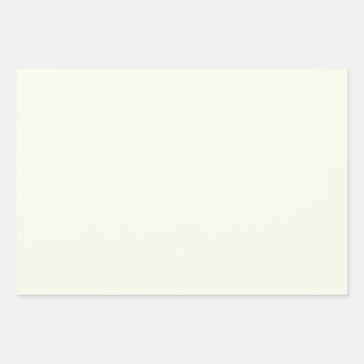 Vaste Ivory kleuren Inpakpapier Vel (Voorkant)