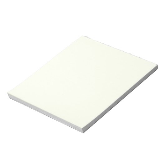 Vaste Ivory kleuren Notitieblok (Linkerzijde)