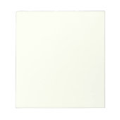 Vaste Ivory kleuren Notitieblok (Voorkant)
