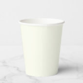 Vaste Ivory kleuren Papieren Bekers (Rechts)