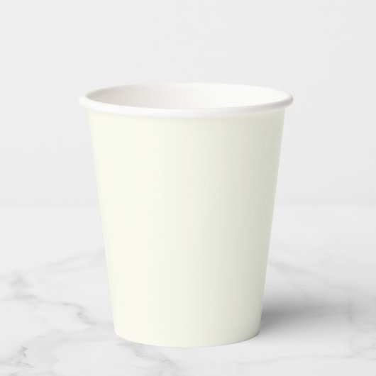 Vaste Ivory kleuren Papieren Bekers (Voorkant)