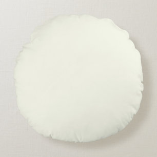 Vaste Ivory kleuren Rond Kussen