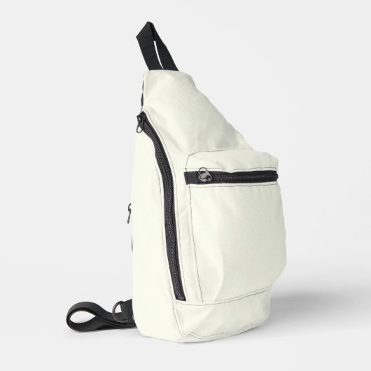 Vaste Ivory kleuren Sling Bag (Linkerhoek)