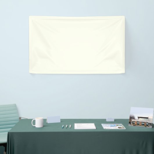 Vaste Ivory kleuren Spandoek (Beurs)