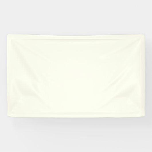 Vaste Ivory kleuren Spandoek (Horizontaal)