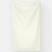 Vaste Ivory kleuren Spandoek (Verticaal)