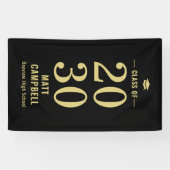 Vaste jaarliniaal voor EDITABLE KLEUR Afstuderen Spandoek (Horizontaal)