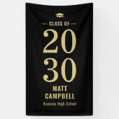 Vaste jaarliniaal voor EDITABLE KLEUR Afstuderen Spandoek (Verticaal)