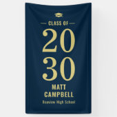 Vaste jaarliniaal voor EDITABLE KLEUR Afstuderen Spandoek (Verticaal)