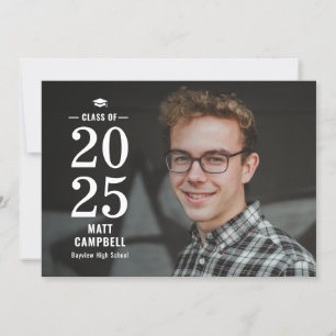 Vaste jaren Uitnodiging voor bewerkbaar Afstuderen