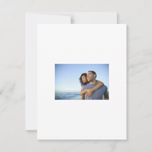 Vaste Kaart voor bruiloft (Achterkant)