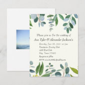 Vaste Kaart voor bruiloft (Voorkant / Achterkant)