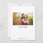 Vaste Kaart voor bruiloft Notitiekaartje (Achterkant)