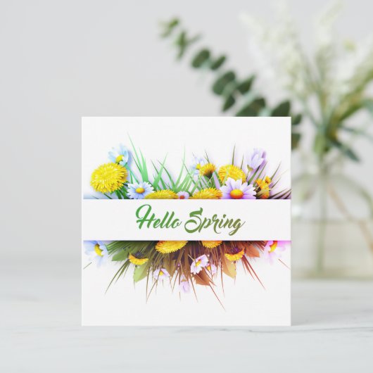 Vaste kaarten voor de lente (Staand voorkant)