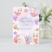 Vaste kat-zeemannetje kaart (Staand voorkant)