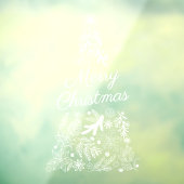 Vaste kerstbrede vensterkoeling raamsticker (Vel 3)