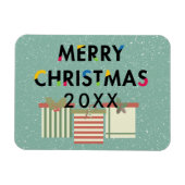 Vaste kerstcadeaudozen Flexible Kitchen Magnet Magneet (Horizontaal)