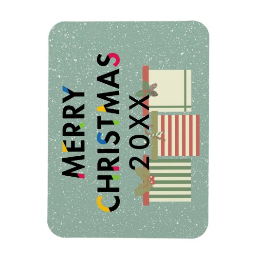 Vaste kerstcadeaudozen Flexible Kitchen Magnet Magneet (Verticaal)