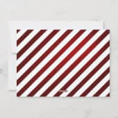 Vaste kerstkaart met elegant script (Achterkant)