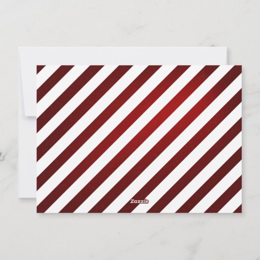 Vaste kerstkaart met elegant script (Achterkant)