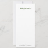 Vaste kerstkaart voor alle schapen (Achterkant)