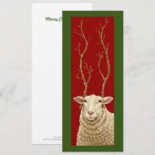 Vaste kerstkaart voor alle schapen (Voorkant / Achterkant)