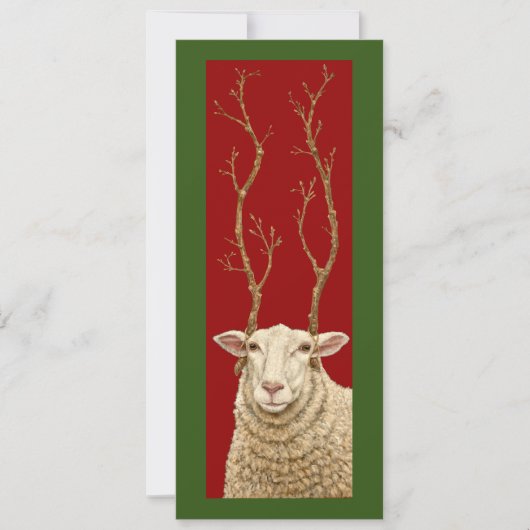Vaste kerstkaart voor alle schapen (Voorkant)
