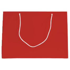 Vaste kerstkleur groot cadeauzakje