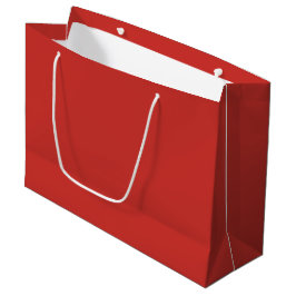 Vaste kerstkleur groot cadeauzakje