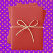 Vaste kerstkleur inpakpapier vel