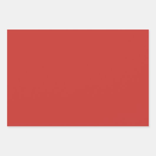 Vaste kerstkleur inpakpapier vel (Voorkant 2)