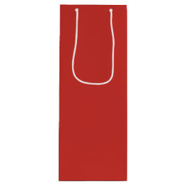 Vaste kerstkleur wijn cadeautas