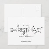 Vaste kerstpiloot-instructeur Gift Labels Bumpe Briefkaart (Voorkant / Achterkant)