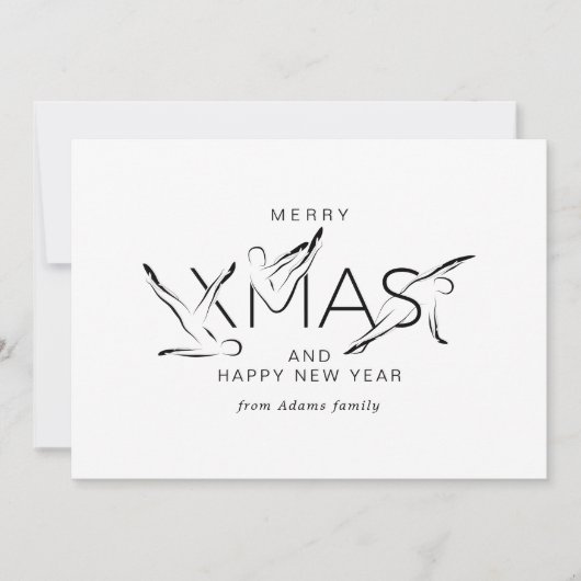 Vaste kerstpiloot-instructeur Gift Labels Bumpe Kaart (Voorkant)