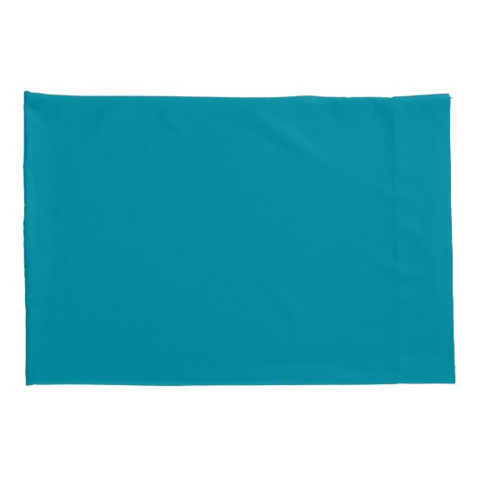 Vaste kleur, blauwgroen kussensloop (Achterkant-Rechts)