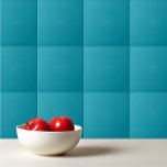 Vaste kleur, blauwgroen tegeltje<br><div class="desc">Vaste kleur naast blauwgroen blauw ontwerp.</div>