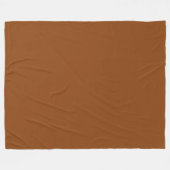 Vaste kleur: bruin fleece deken (Voorkant (Horizontaal))