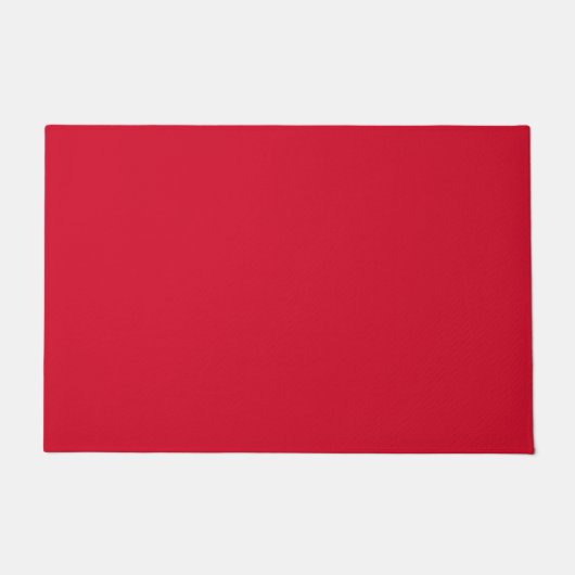 Vaste kleur Chinees rood Deurmat (Voorkant)