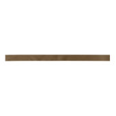 Vaste kleur, donkerbruine chocolade satijnen lint (Voorkant)